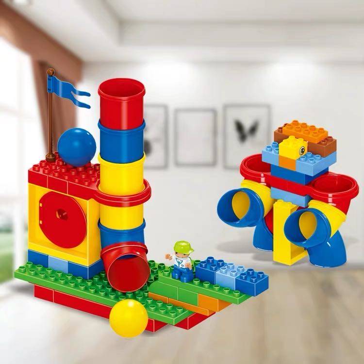 乐高9076乐博士管道游戏颗粒拼装积木教具kj012塑料积木