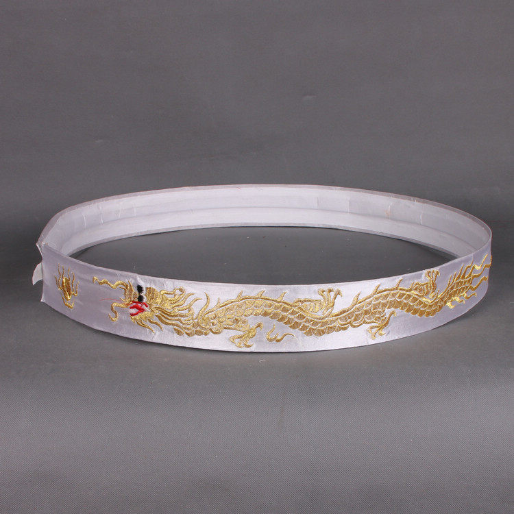 玉带绣金龙玉带朝廷大员大官带角带戏曲用品皇帝戏服配件