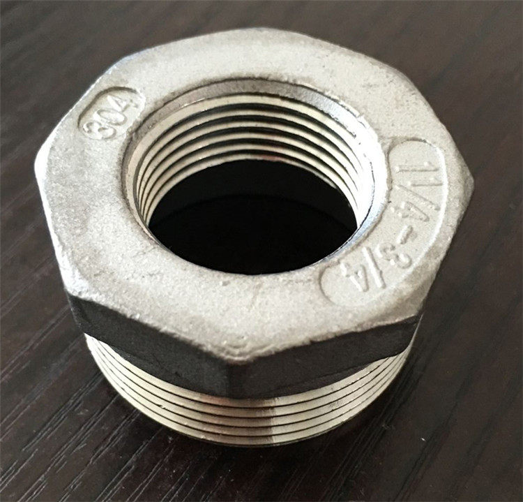 接头不锈钢补芯内外丝异径内丝外补心补申水管接头