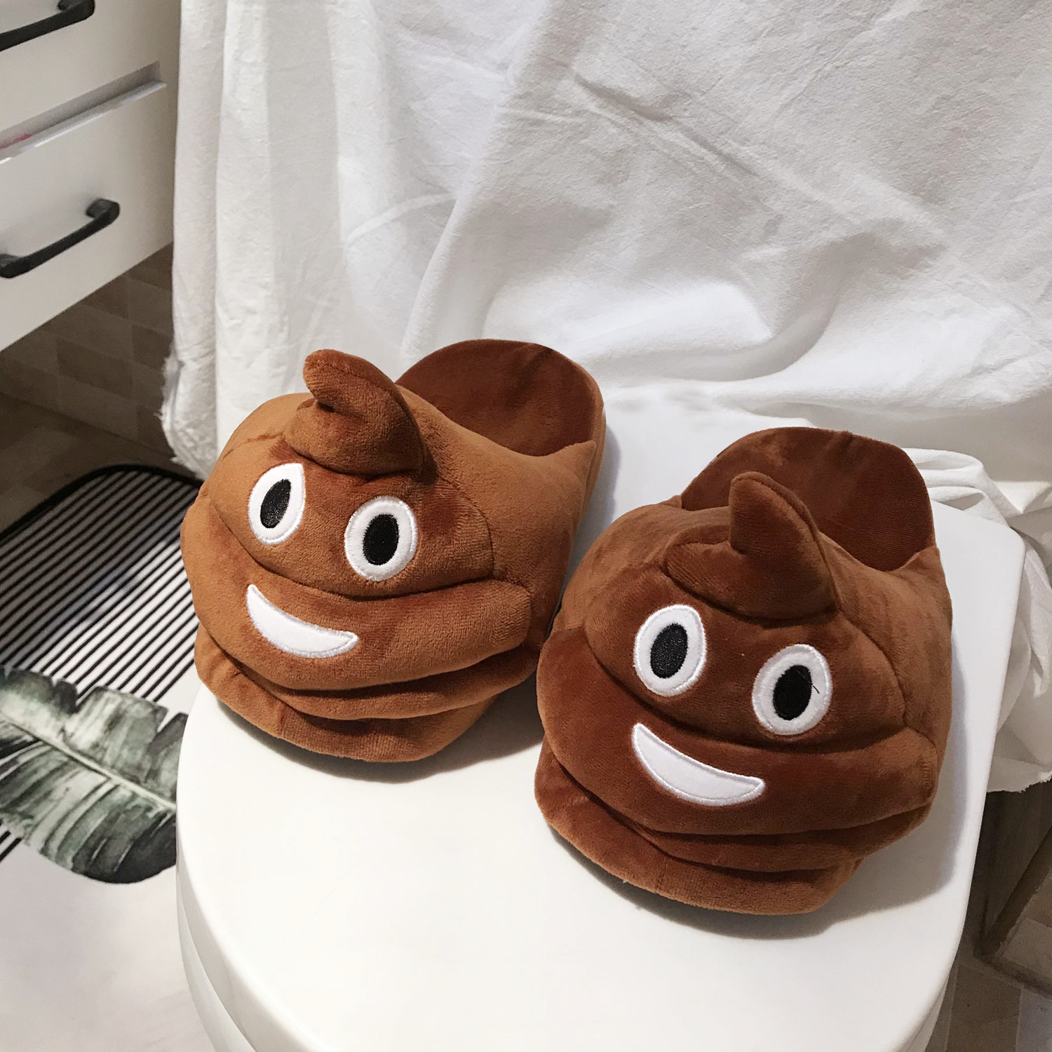 抖音表情拖鞋滑稽包滑稽qq搞怪创意卧室卡通居家棉拖