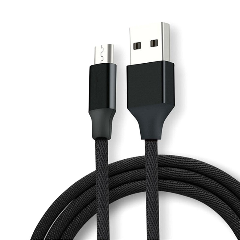 5v2a布绳合金数据线闪充安卓typec高速通用智能手机数据线