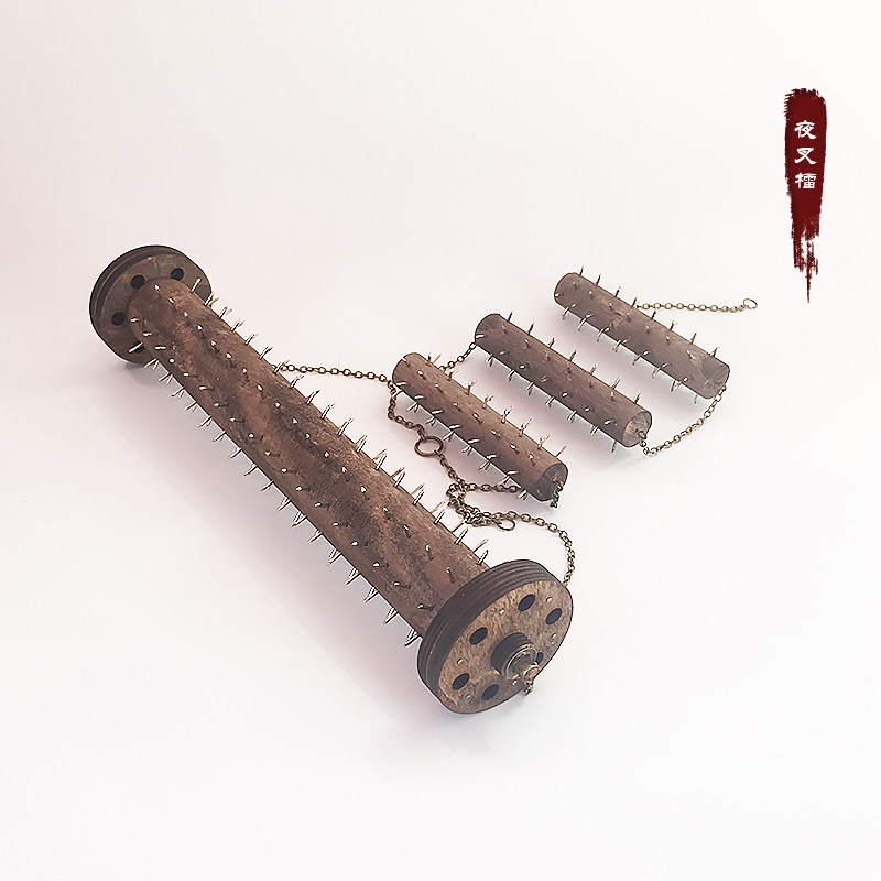 战车夜叉檑木古代模型攻城守城成人木质立体坦克