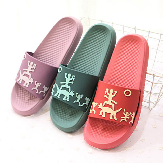 软底越南进口温突拖鞋男女天然橡胶乳胶居家一字拖