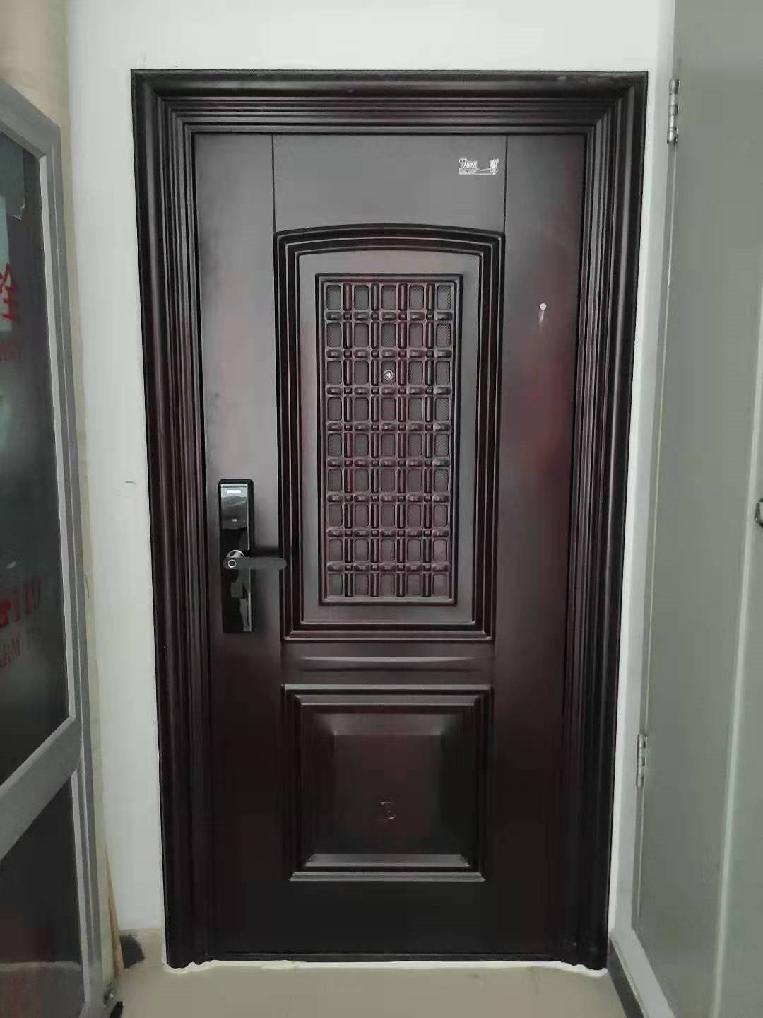 盼盼防盗门家用新款上通风m5花90厚c级锁芯实体同款免费测量安装