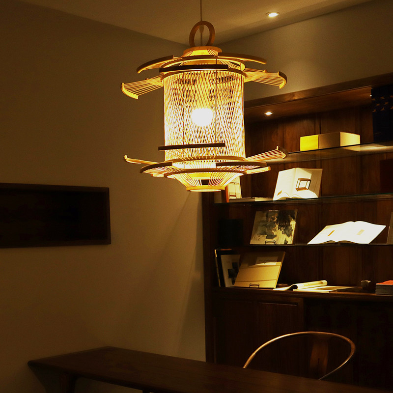 灵隐风灯造物限定日式古风吊灯茶室禅意民宿酒店