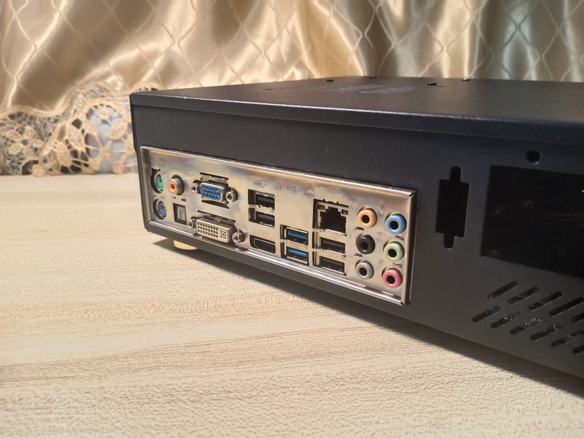 机箱海洋之星0710itx客厅迷你htpc卧式带电电源机箱