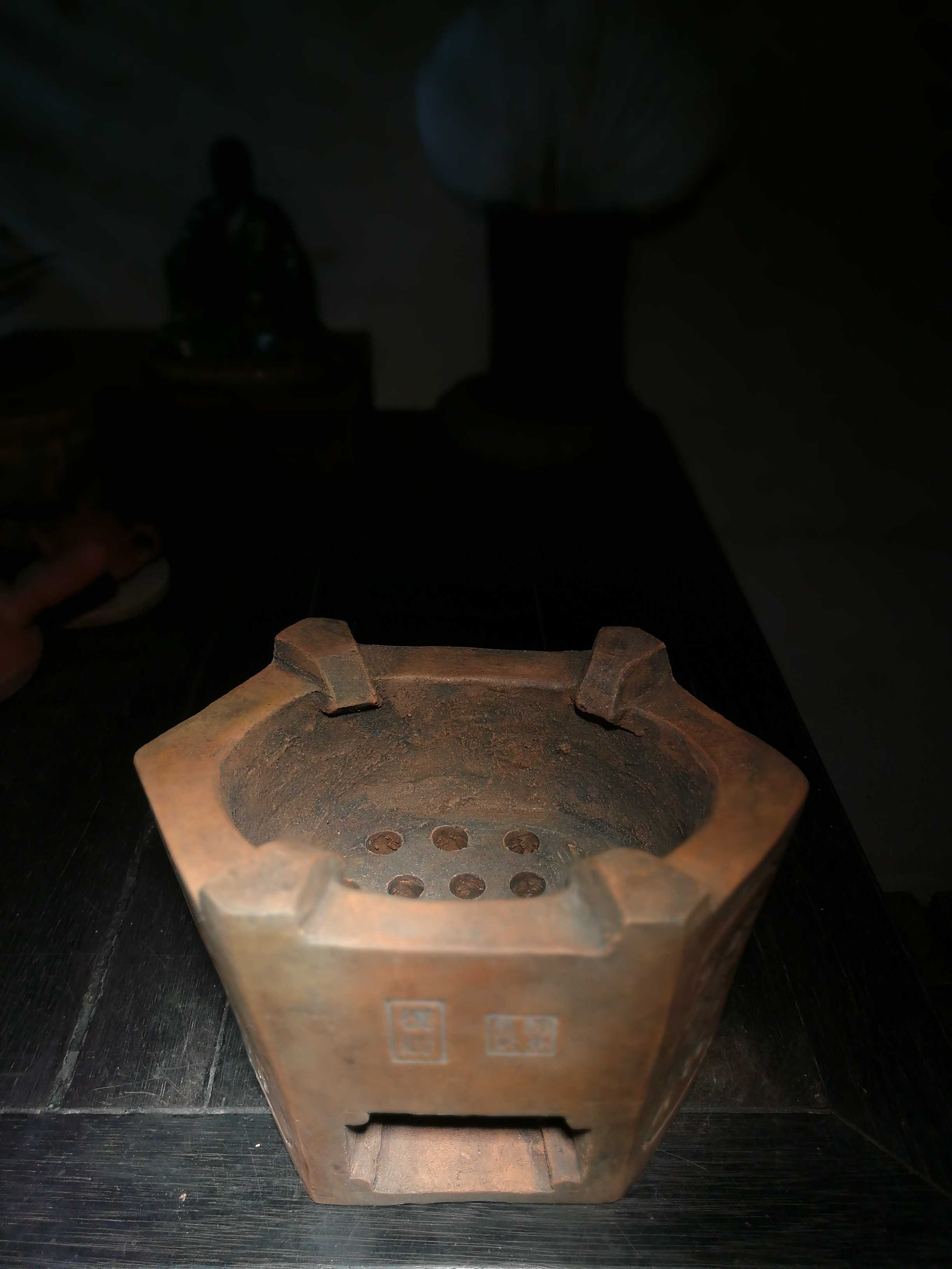 红泥小火炉陶泥炉子炭炉手工风炉文房茶道茶具茶道