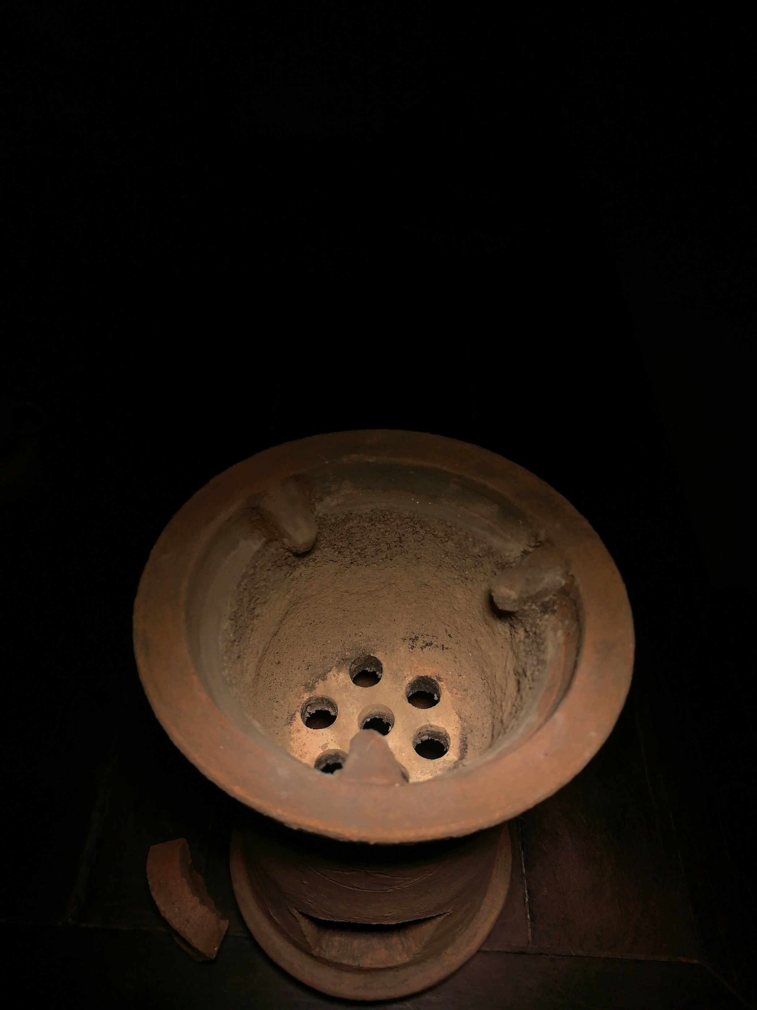 红泥炭炉火炉老旧风炉手工陶器泥炉文房茶道茶道