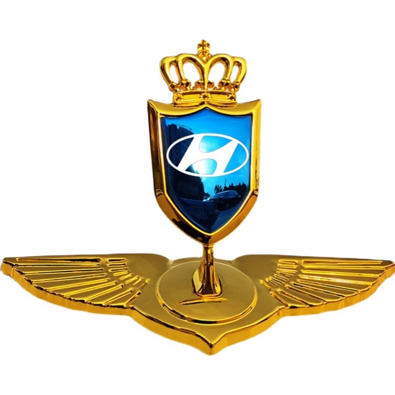 现代伊兰特ix35途胜悦动立标改装3d立体车标汽车车标