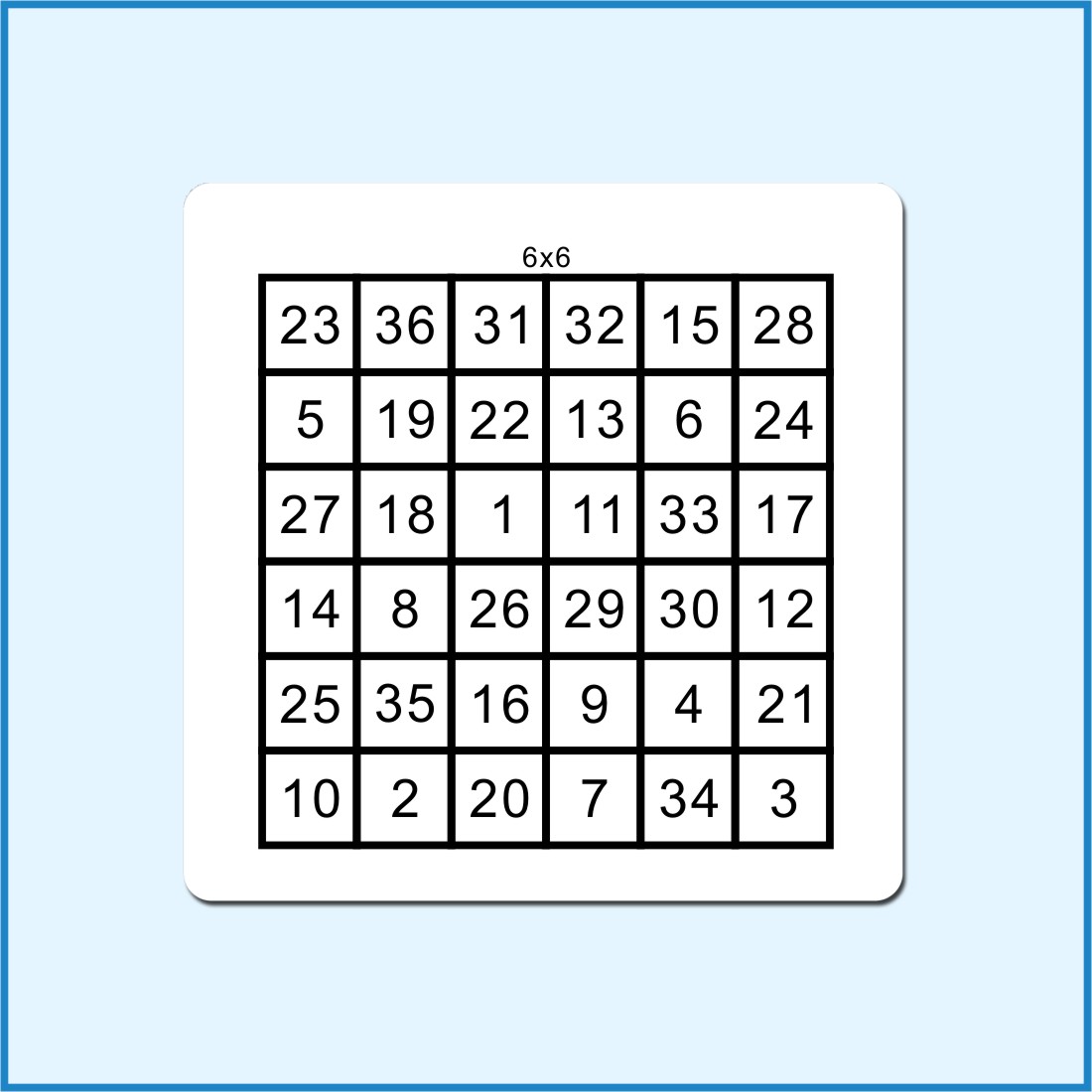 包邮小学生儿童注意力专注力记忆力训练舒尔特方格右脑潜能开发卡