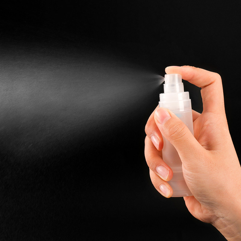 磨砂真空喷雾酒精消毒化妆水分装小型清洁喷壶喷瓶