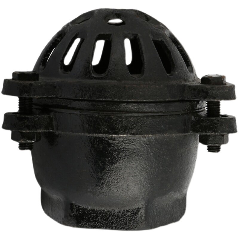 底阀铸铁h12x丝口螺纹升降水泵单向阀底阀