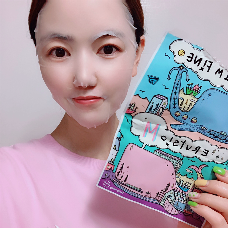 提亮滋润孕妇可用10片 fine补水保湿 韩国清潭洞ljh小鲸鱼面膜im