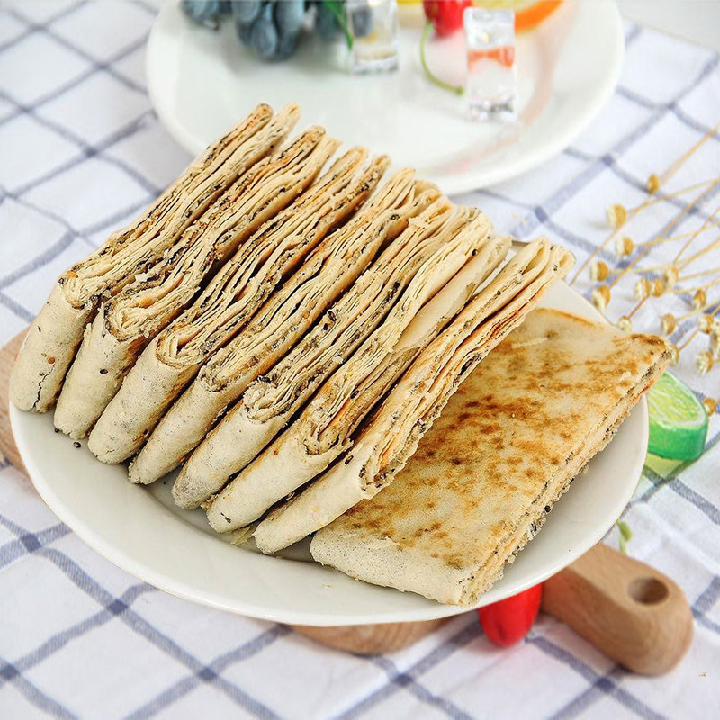 山东香酥煎饼纯手工正宗曲阜特产农家芝麻薄脆纯天然全麦5斤杂粮