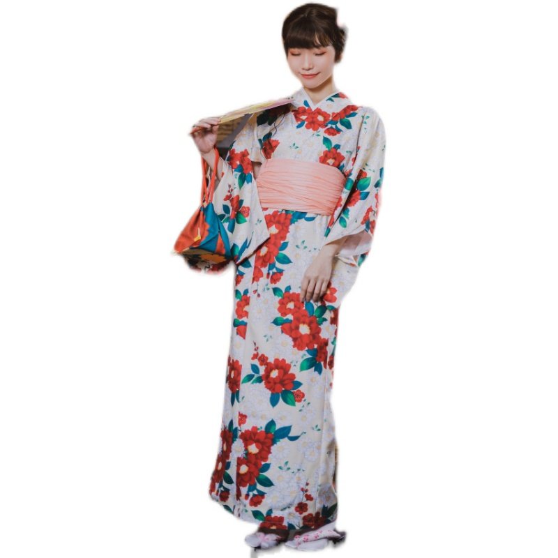 樱之美和风日本和服山茶花改良便穿日式传统正装民族服装