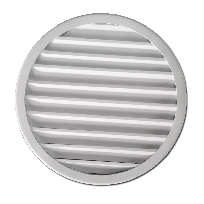 圆形定制防雨外墙别墅风口新风口中央百叶铝合金室内新风系统
