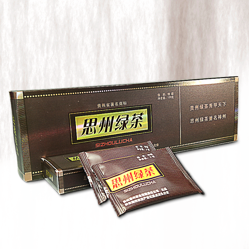 贵州思州绿茶茶叶特级袋装装小包装礼盒送人日照绿茶