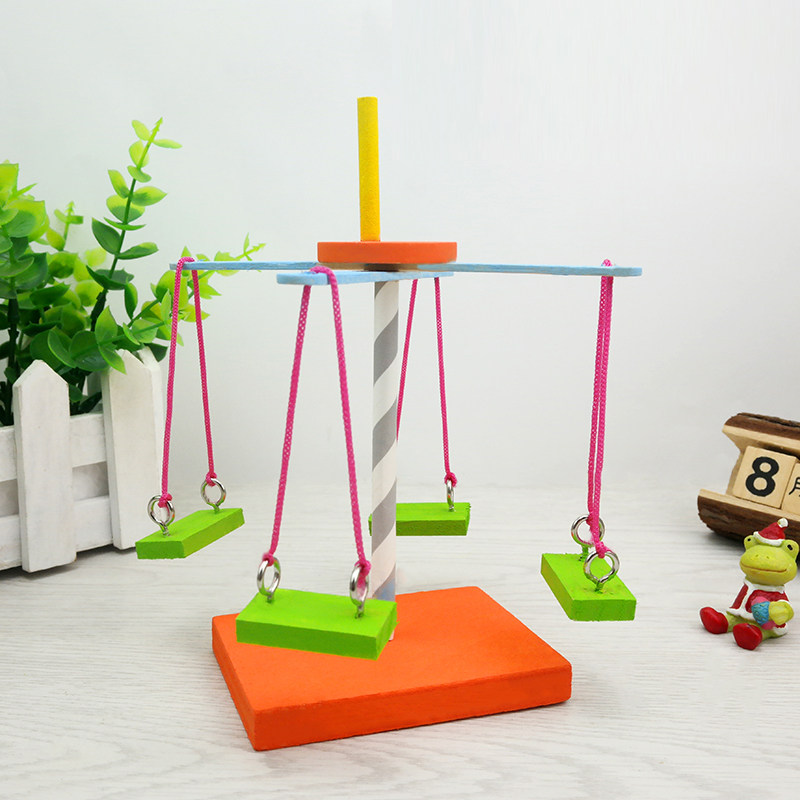 旋转包科技亲子益智创意科技材料飞车制作手工科学实验