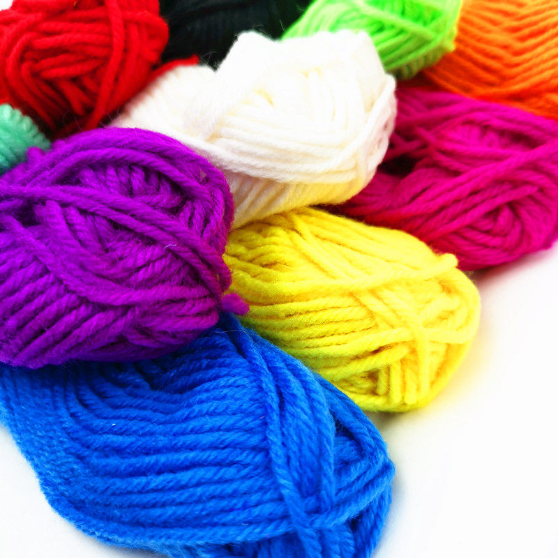 幼儿园益智图画粘贴吊饰彩色毛线儿童diy手工空中吊饰