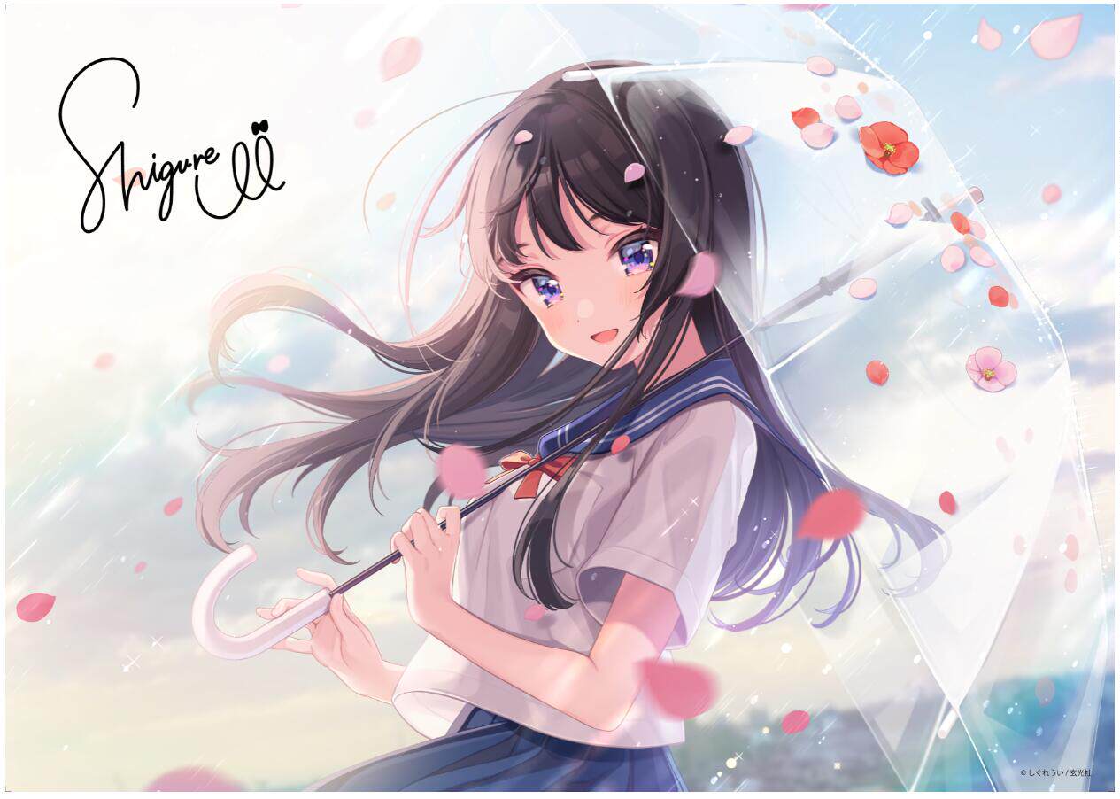 二次受注预约时雨羽衣画展复制原画动漫卡牌