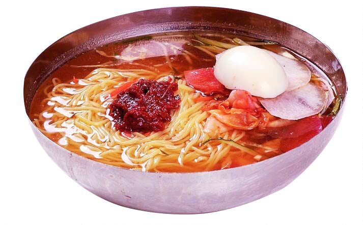 冷面8斤包邮正宗东北面朝族现小麦半干真空冷面