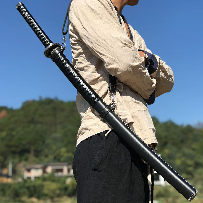 木刀带鞘行尸走肉同款背带道具刀拔刀剑玩具刀太刀刀