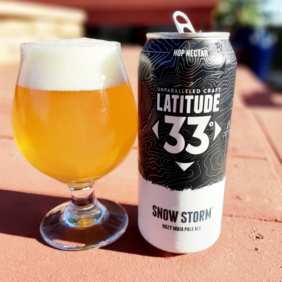 优质口粮美国进口北纬33度暴风雪浑浊啤酒