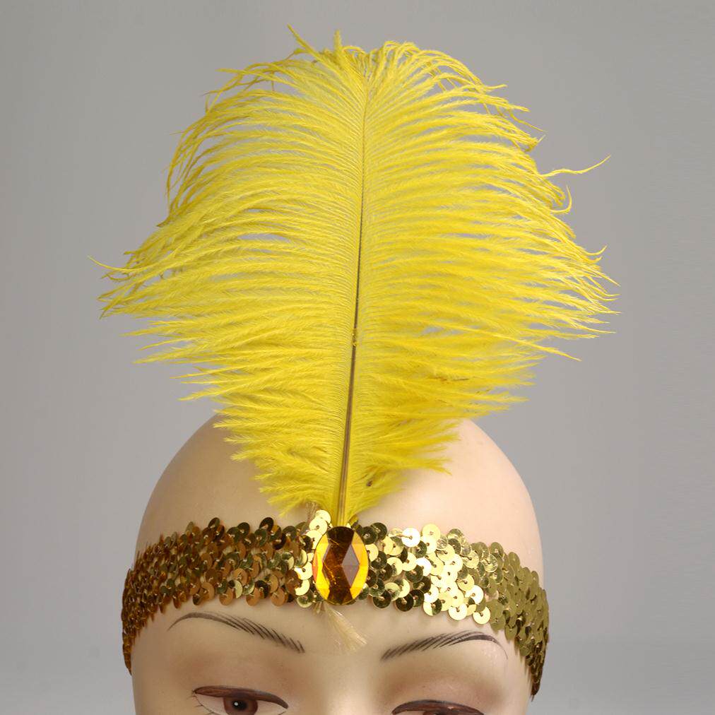 彩色印第安人羽毛头饰化装舞会万圣节帽子聚会派对聚会装饰帽子