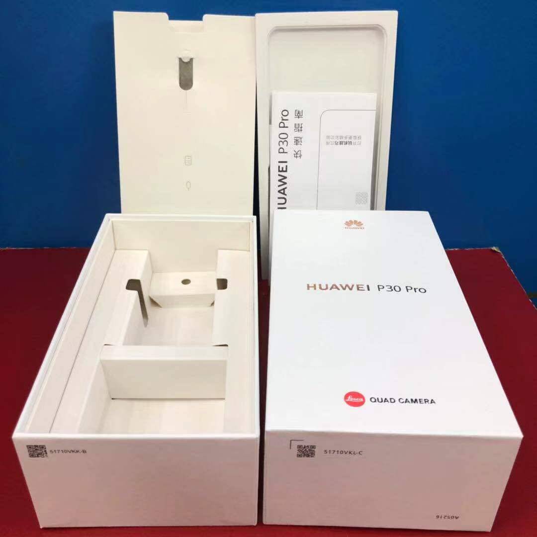 华为p30pro手机包装包装盒盒子p30pro原装充电器数据线手机保护套
