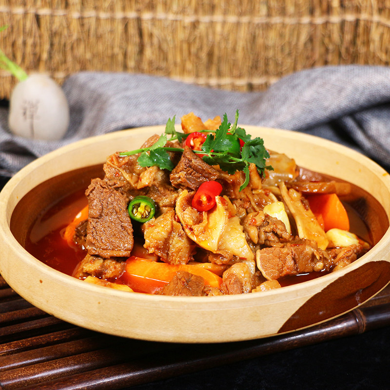 牛腩筋钵500g牛肉肉牛火锅干锅酒店饭店餐饮其它