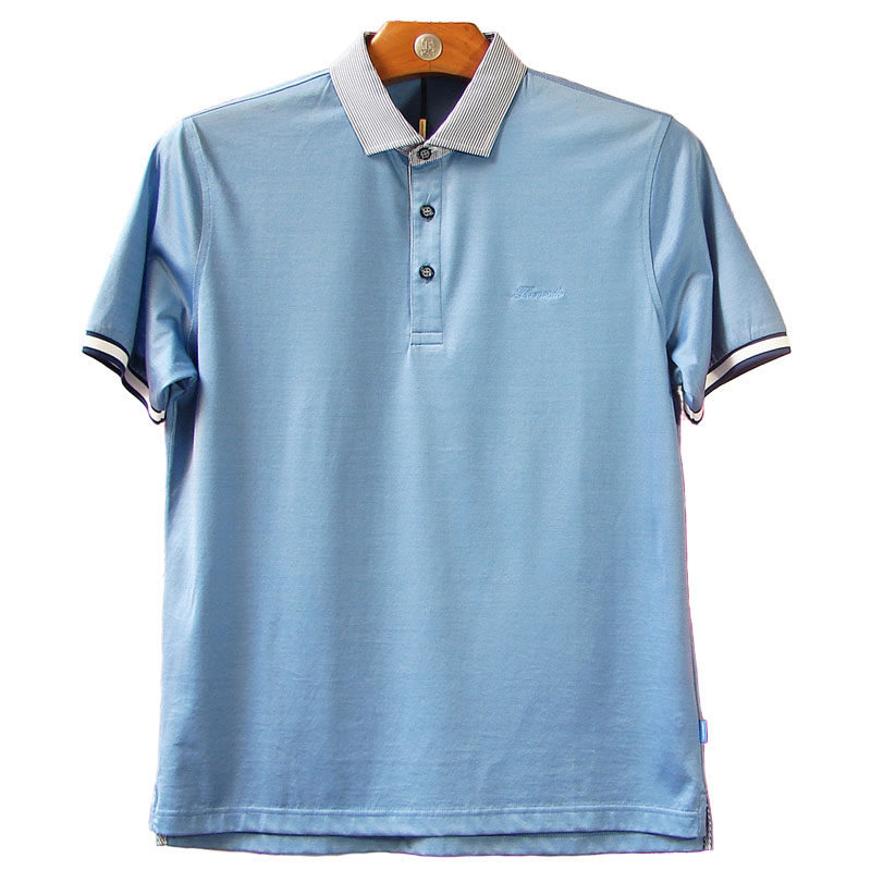 leonardo利奥纳多老人头男装夏季纯棉丝光半袖短袖1118t恤