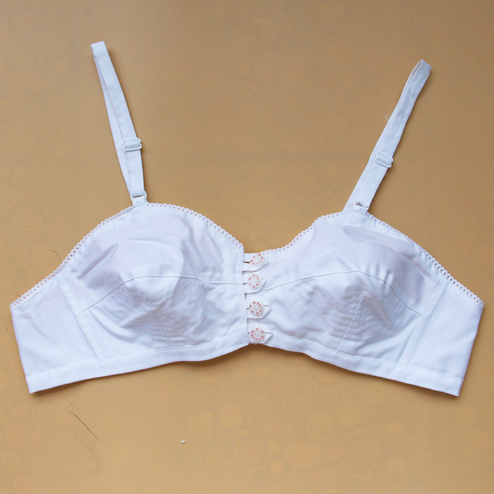 古今专柜正品内衣棉布文胸大码中老年无钢圈运动睡眠侧后前扣胸罩