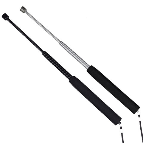 弹簧轻质甩鞭软鞭便携女性防狼自卫溜狗鞭软三节甩棍