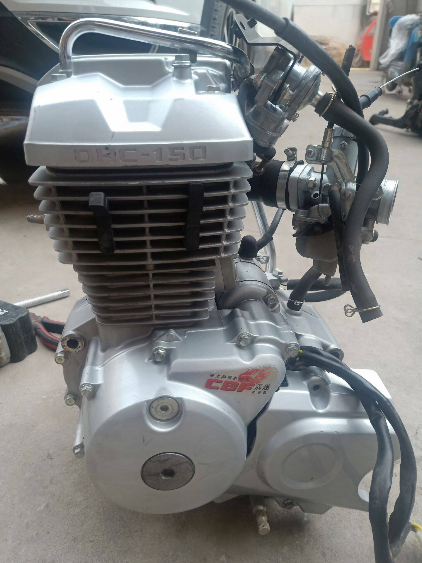 车件品牌摩托车站龙站鹰发动机cbf150链条动力力强摩托车发动机