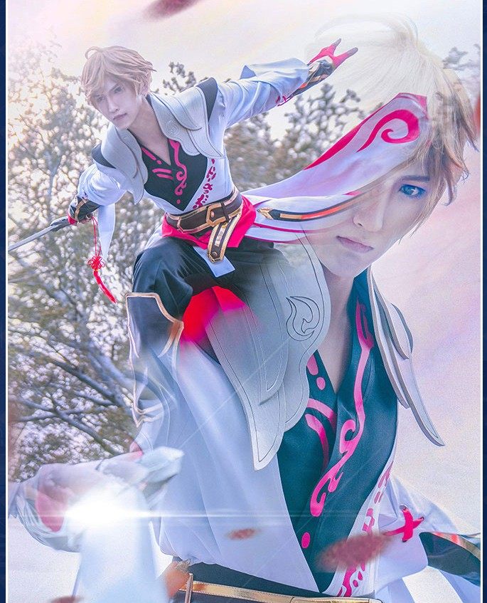 cos出租龙妹妹李白全套原皮剑仙青莲王者荣耀cosplay女装