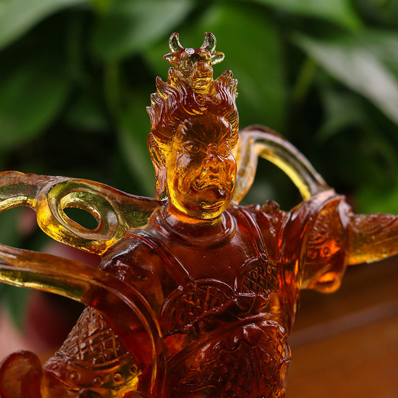 禅悦佛艺古法琉璃十二药叉神将佛像摆件药师坛城护法神家居供奉