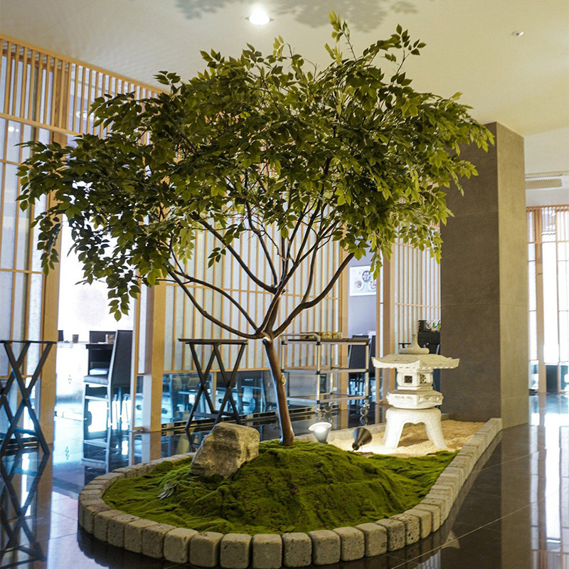 仿真植物大型绿植假树落地装饰摆件榕树室内仿真植物盆景