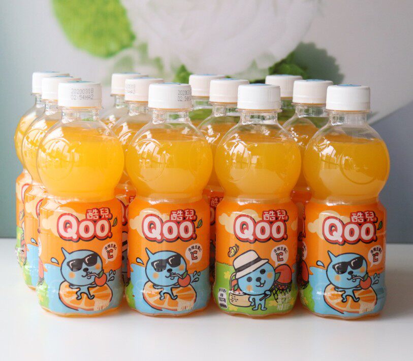 美汁果粒橙300ml12瓶6瓶整箱酷儿汁汁桃桃橙汁果味