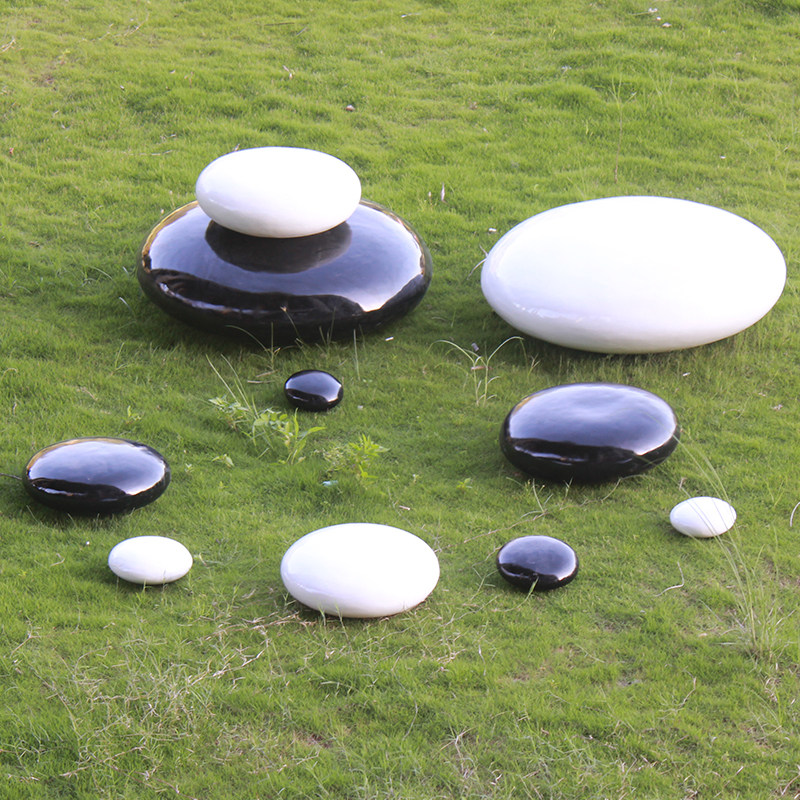 仿真玻璃钢围棋雕塑学校广场商场文化景观装饰摆件