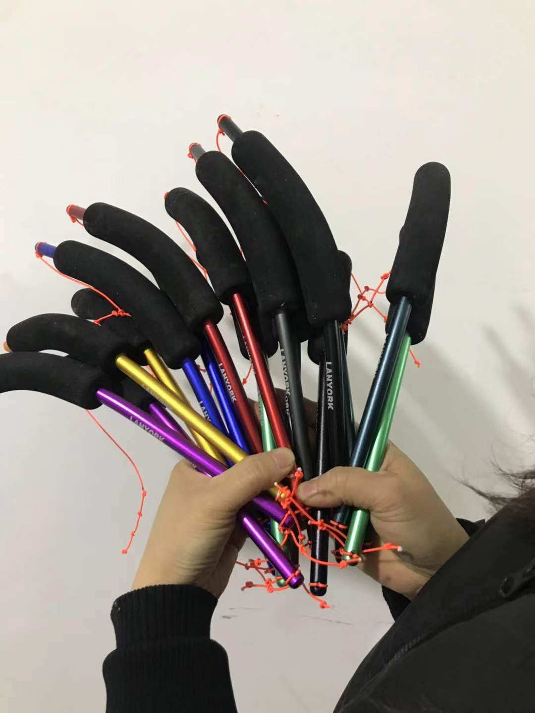 把手揽月四线眼镜风筝13寸14寸15寸铝合金手柄风筝