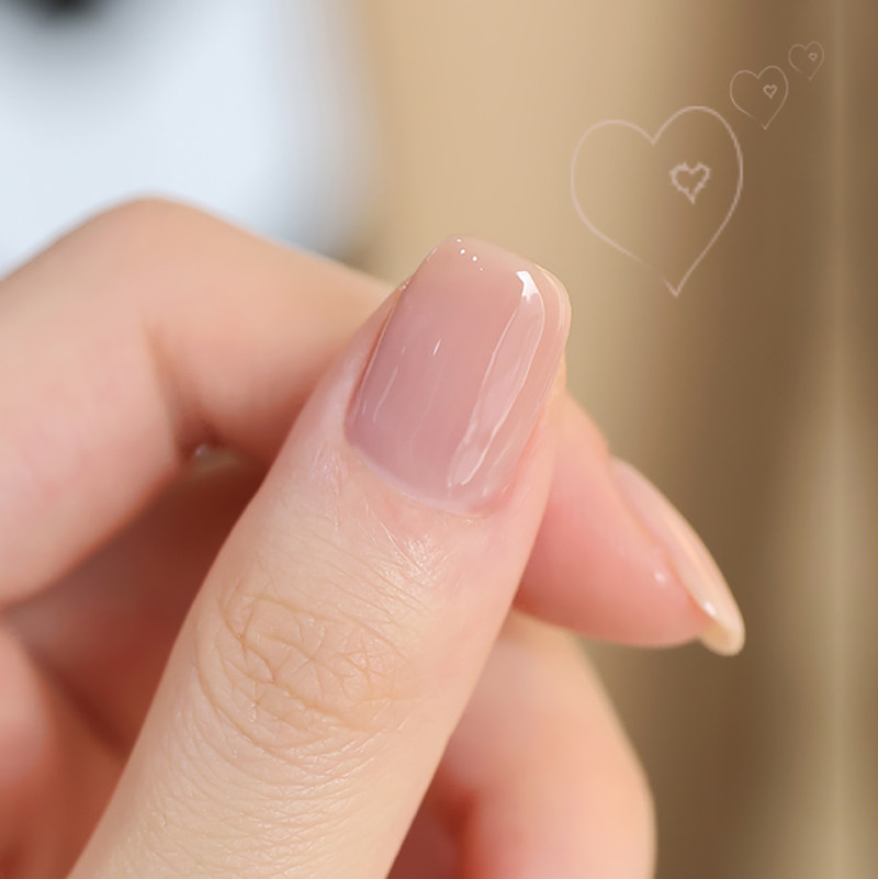 sweetcolor指甲油2022年新款果冻透色色系显白裸粉持久甲油胶