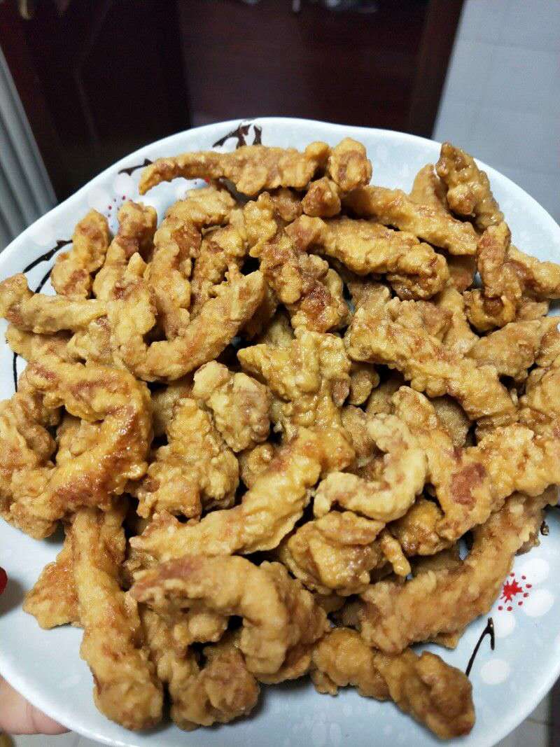 山东淄博博山菜硬炸肉即食熟食时令菜500克包邮