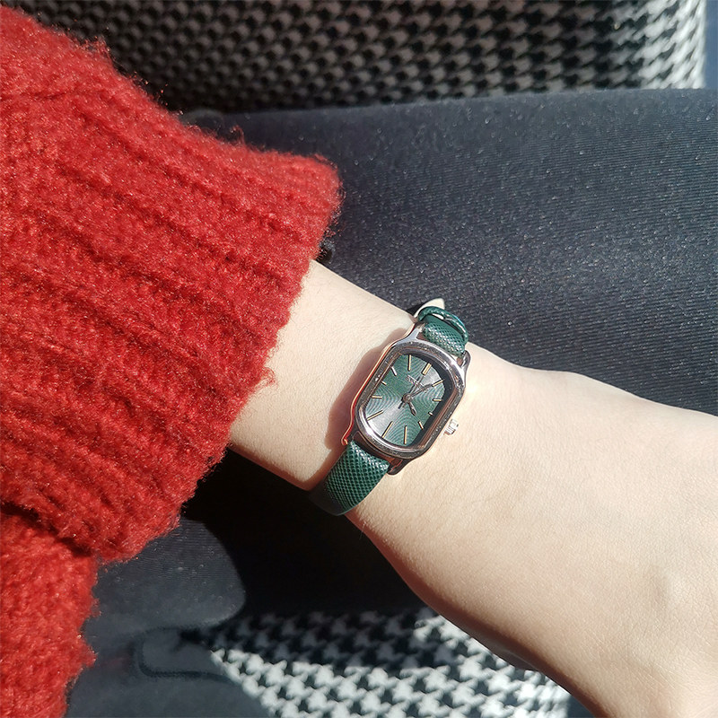 kishine石英表女士手表日系方形细带小巧简约气质新款ins风学生