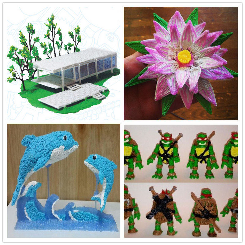 现货美国3d打印笔套装3doodler start立体绘画涂鸦笔儿童礼品6-13