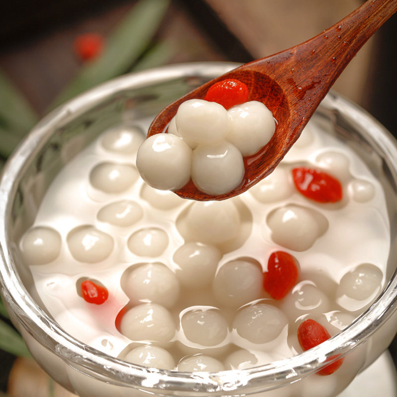 汤圆白玉成品速冻酒酿原味糯米小丸子元宵早餐汤圆