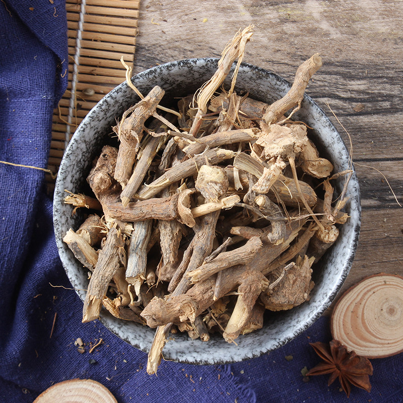 包邮野生白面风根500g山白芷乌脚鸡寻骨风纯根整棵切中药材购销