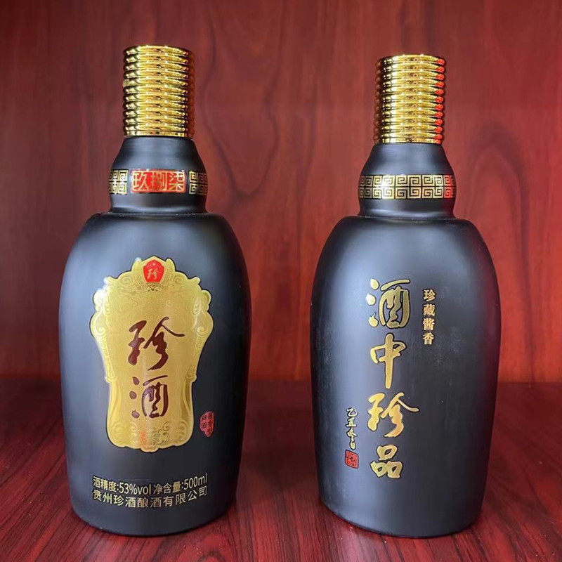 珍酒贵州香型53度500ml单瓶裸品质酱香白酒白酒