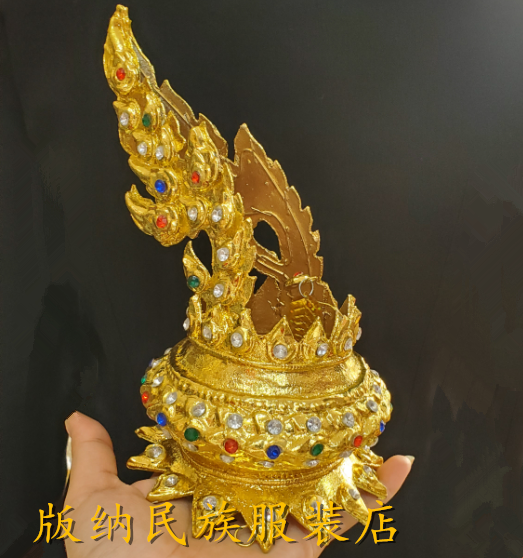 泰国头饰手工手工制制作皇冠泰式宝塔影楼舞蹈发饰