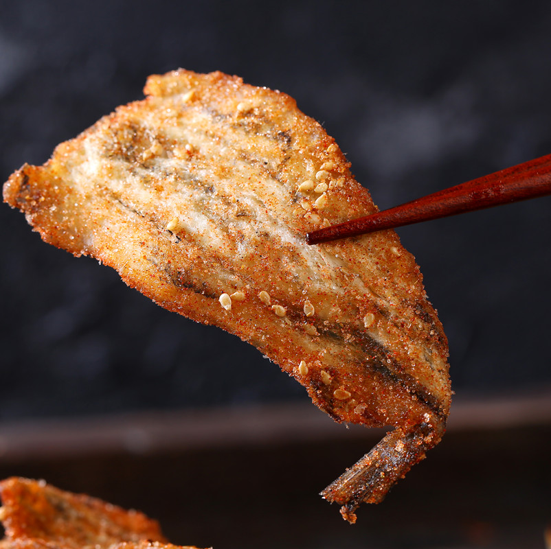 烧烤马步鱼干500g包邮山东特产即食鱼零食海味小吃烤鱼片香辣鱼片