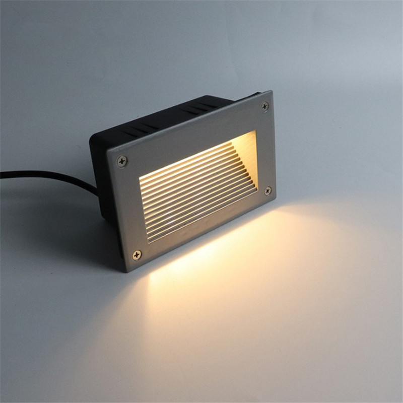 户外长方形地脚脚灯花园景观照明墙角室外防水小夜灯